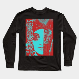 Yugoslavia Futurism art portrait Long Sleeve T-Shirt